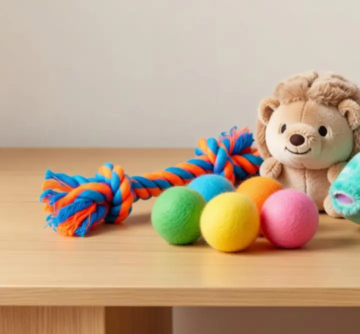 Zestaw modnych zabawek dla psów i kotów dostępnych w sklepie Paw Accessories